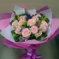 16 roses bouquet