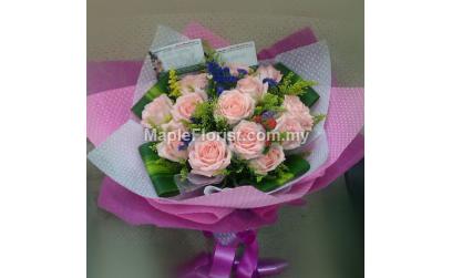 16 roses bouquet
