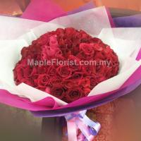 99 roses bouquet