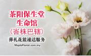 茶阳保生堂生命馆 (峇株巴辖) 葬礼花篮递送服务