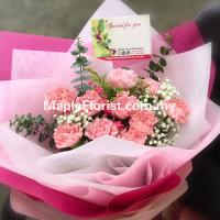 10 carnations bouquet