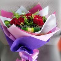 6 roses bouquet (Johor Bahru only)