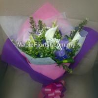 calla lily bouquet (Johor only)