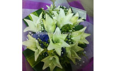 10 lilies bouquet 10 lilies bouquet