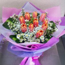 10 tulips bouquet online